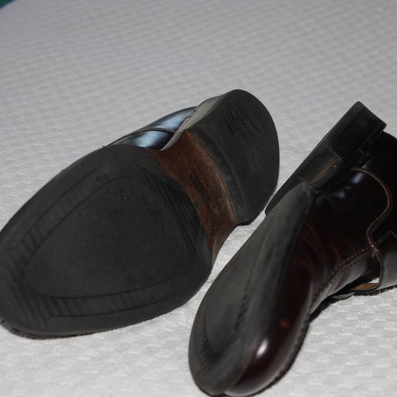 Johnston and Murphy sheepskin shoes 15-0824 Monk Strap - Picture 5 of 5